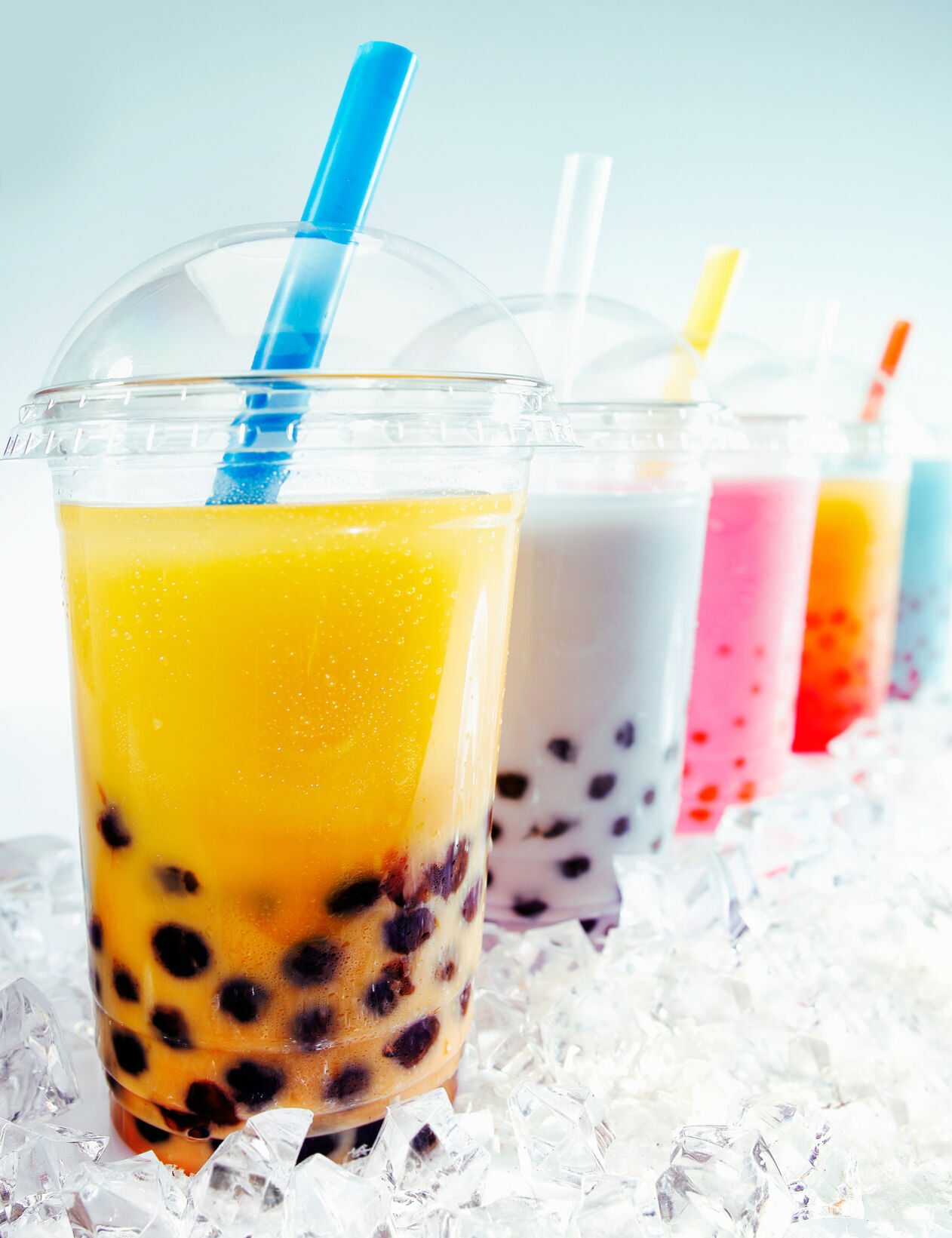 Boba, also known as bubble tea, originated in Taiwan in the 1980 s and arrived in the U.S. a decade later.